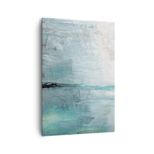 Canvas picture - Horizontally in Blue - 70x100 cm