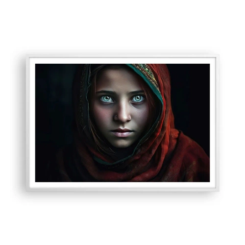 Poster in white frmae - Eastern Princess - 100x70 cm