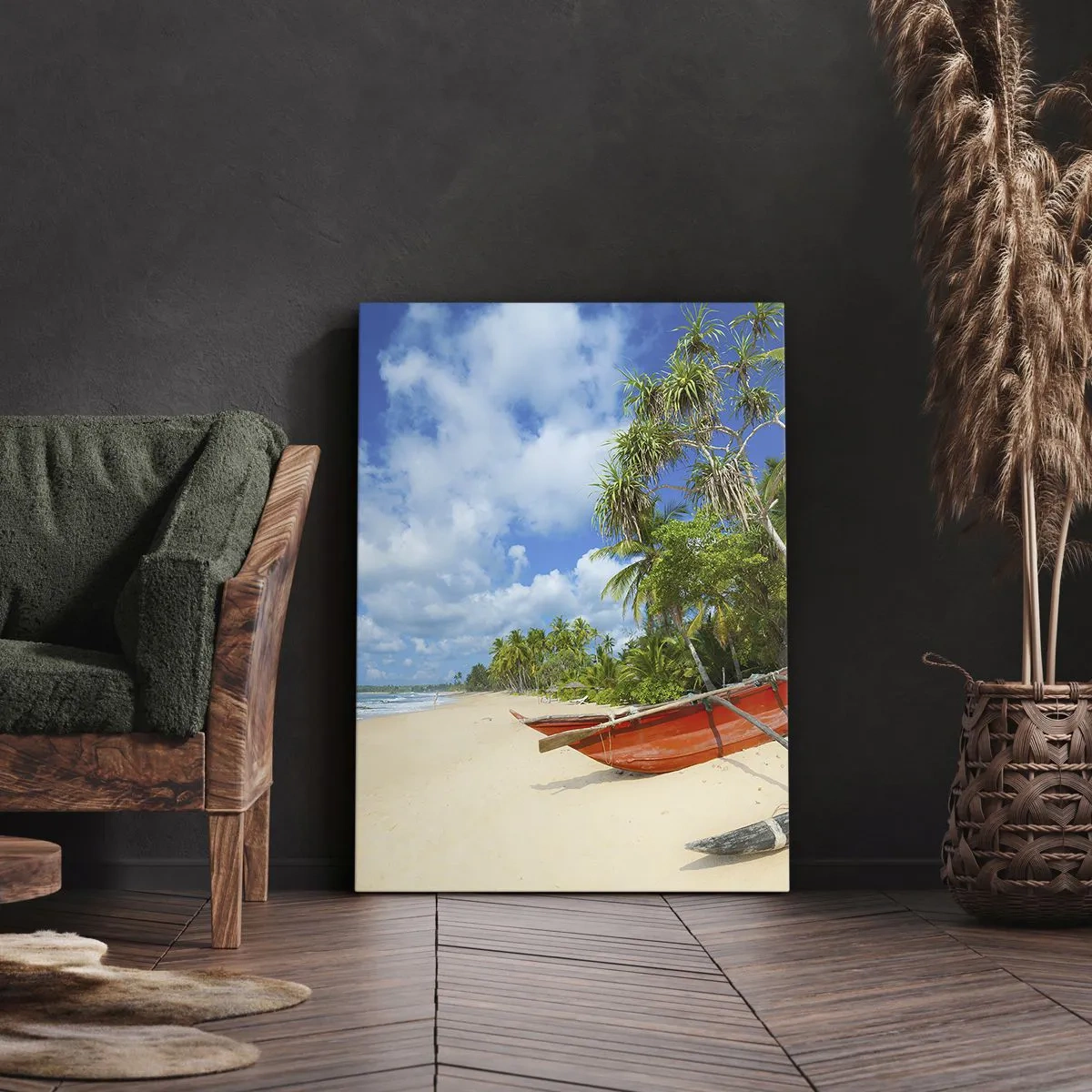 Canvas picture - Charm of the Tropics - 80x120 cm