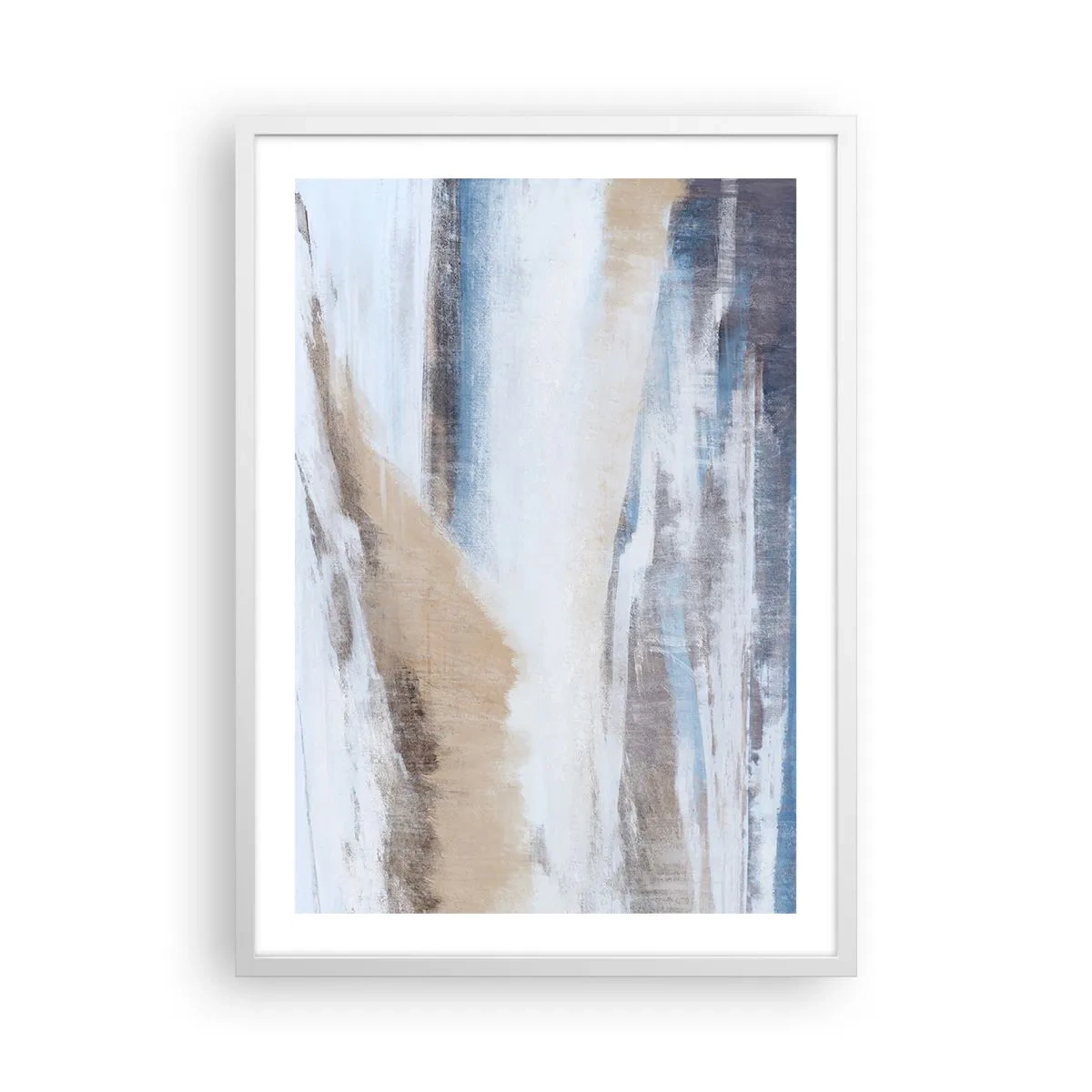 Poster in white frmae - Winter Composition - 50x70 cm