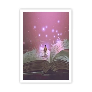 Poster - Invitation to Another World -Read It! - 70x100 cm