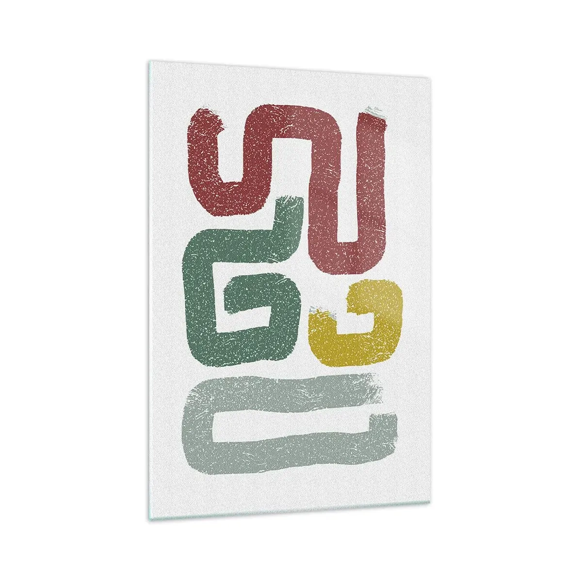 Glass picture - In an Unknown Language - 70x100 cm