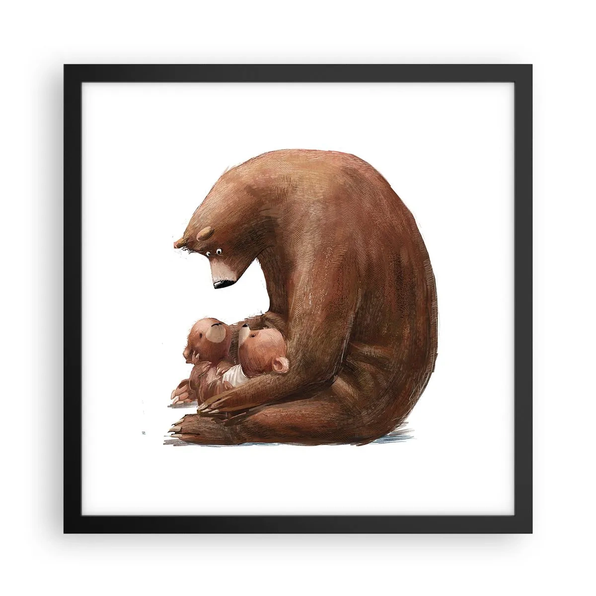 Poster in black frame - Sweet Dreams, Kids - 40x40 cm