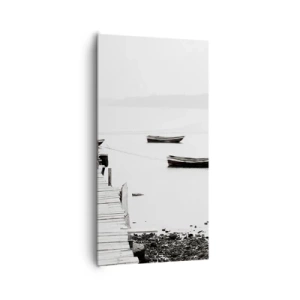 Canvas picture - By Waters Still and Clear - 65x120 cm