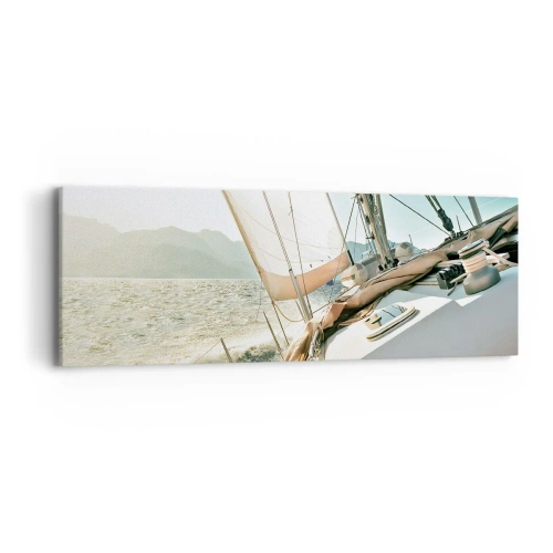Canvas picture - Full Sail - 90x30 cm