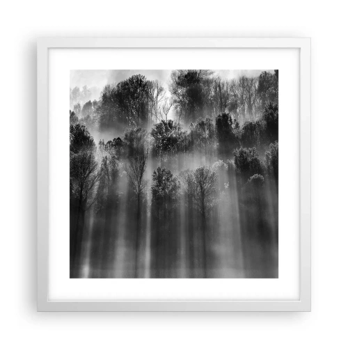Poster in white frmae - In the Streams of Light - 40x40 cm