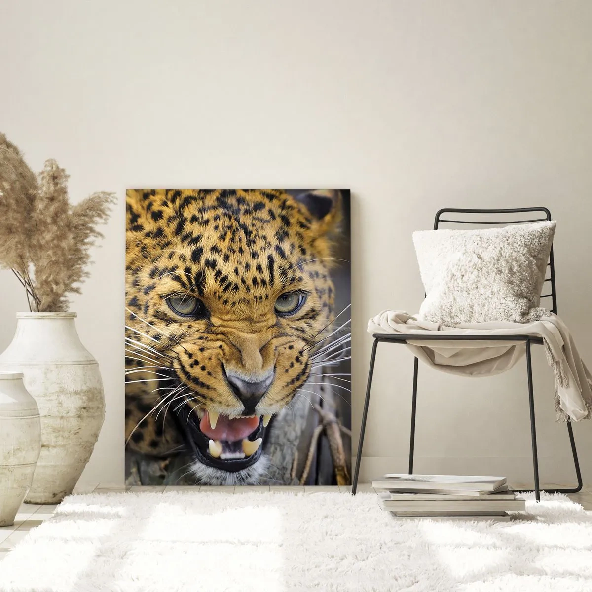 Glass picture - Do Not Come Close, I am Warning You! - 50x70 cm