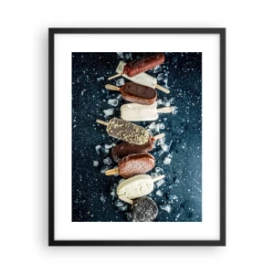 Poster in black frame - Taste of the Hot Summer - 40x50 cm