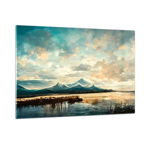 Glass picture - Under Heaven's Protection - 120x80 cm