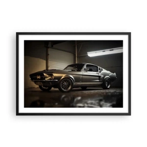 Poster in black frame - Back to the Future - 70x50 cm