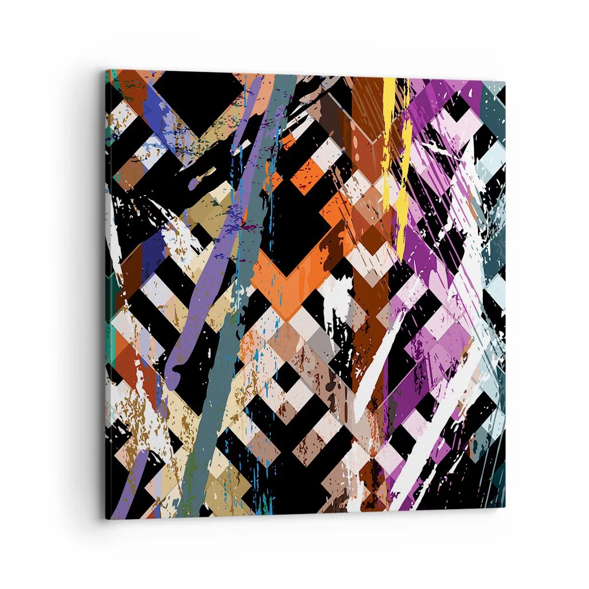 Canvas picture - Squared - 70x70 cm