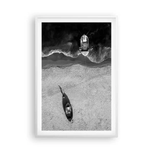 Poster in white frmae - Still on the Shore… - 61x91 cm