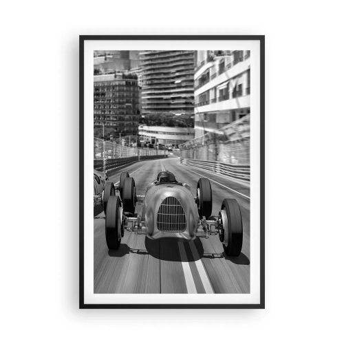 Poster in black frame - Long Time Ago in Monte Carlo - 61x91 cm
