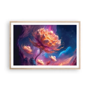 Poster in light oak frame - Another World - 91x61 cm