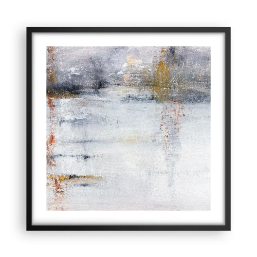 Poster in black frame - Behind a Curtain of Air - 50x50 cm