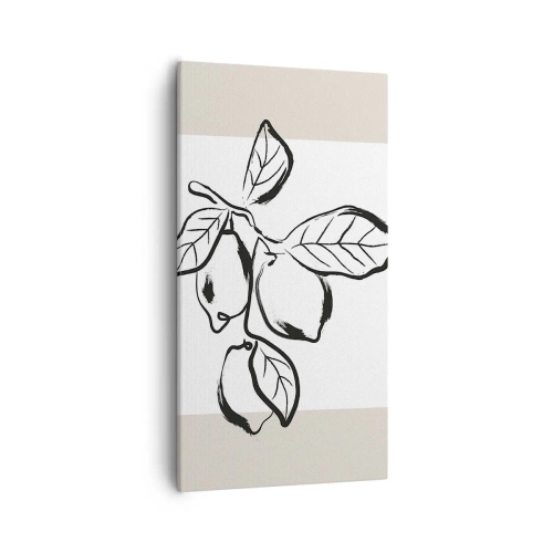 Canvas picture - Where Lemon Matures - 55x100 cm