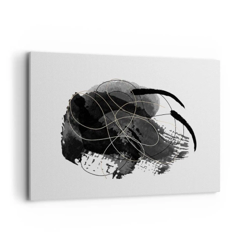 Canvas picture - Made from Black - 120x80 cm
