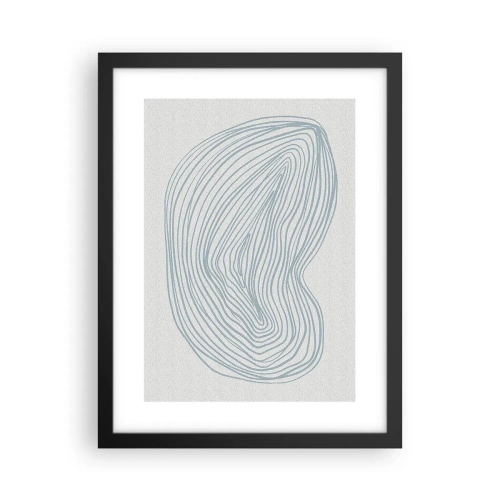 Poster in black frame - Smile of a Drop - 30x40 cm