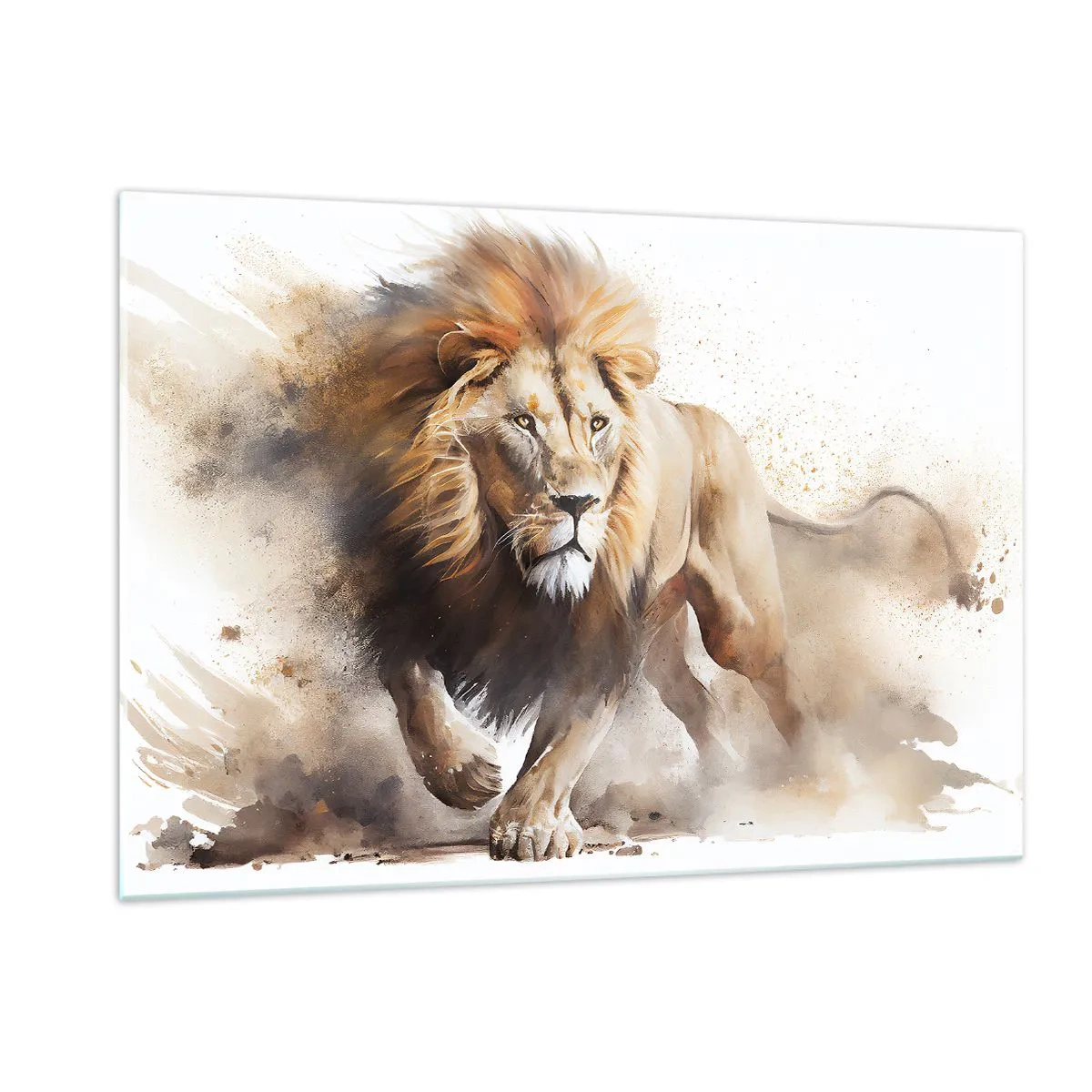 Glass picture - King is on the Move - 120x80 cm