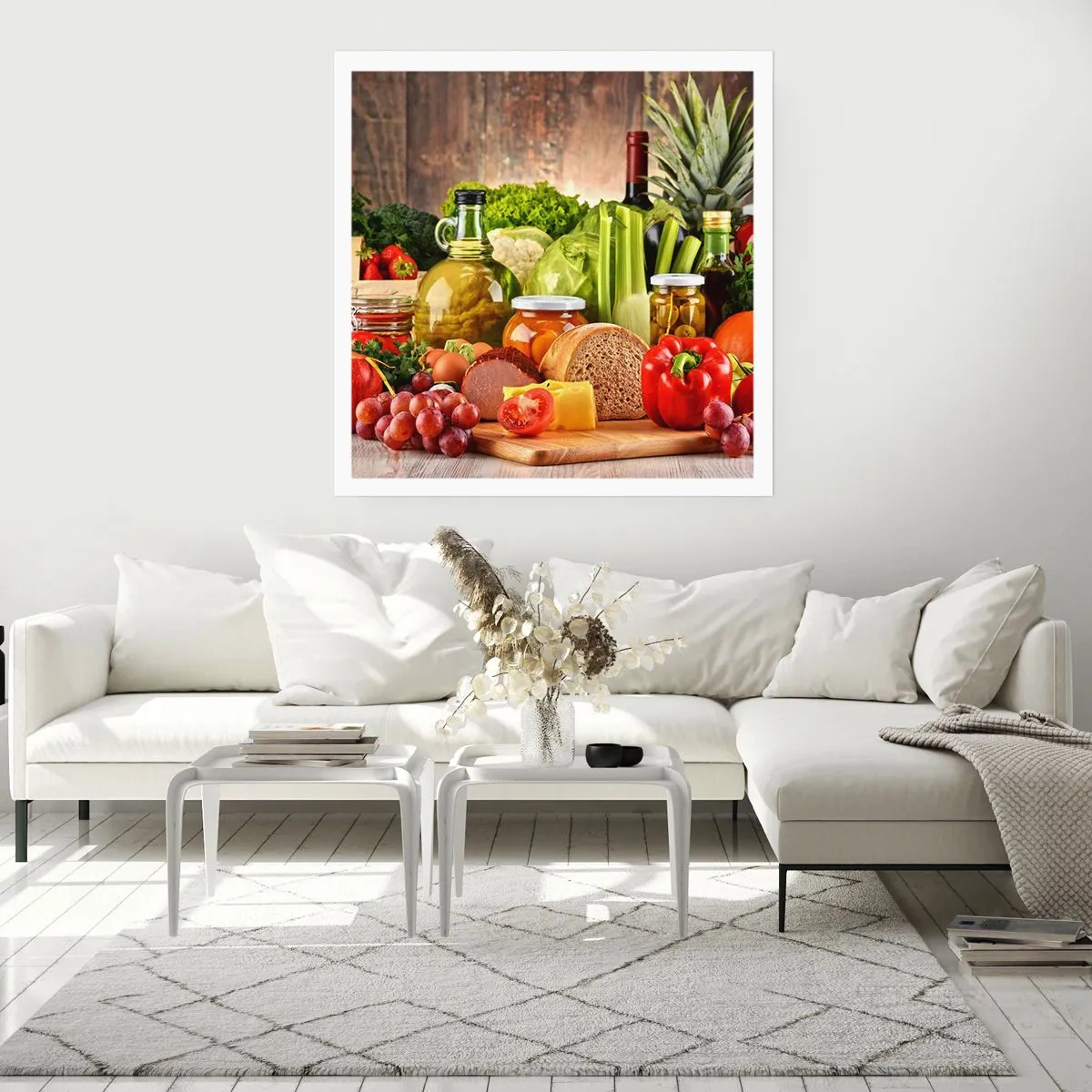 Poster - Smoked, Baked, Marinated - 40x40 cm