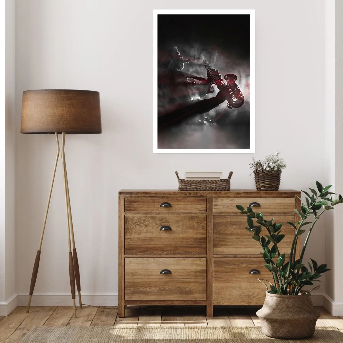 Poster - Lost in the Fog of Jazz - 61x91 cm