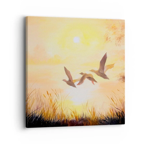 Canvas picture - Beginning of a Distant Journey - 40x40 cm