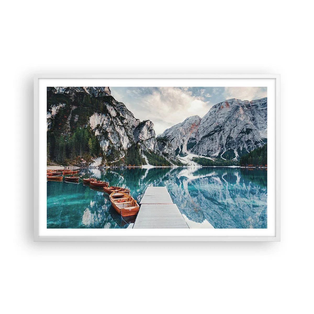 Poster in white frmae - We Will Show You Beauty - 91x61 cm