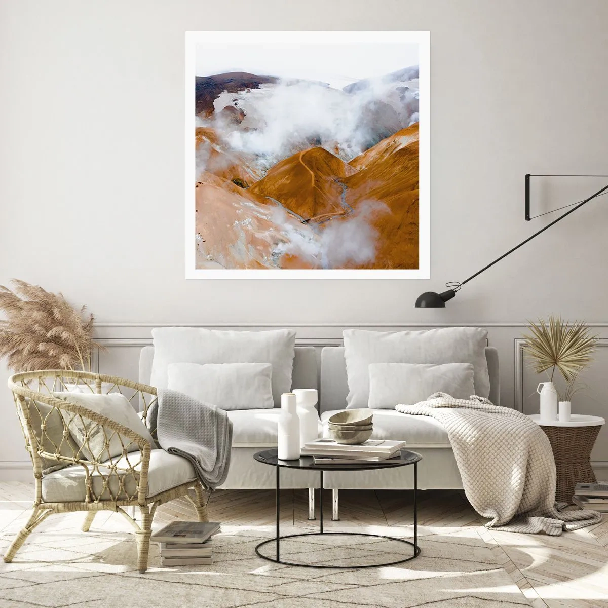 Poster - Severe Beauty of Iceland - 30x30 cm