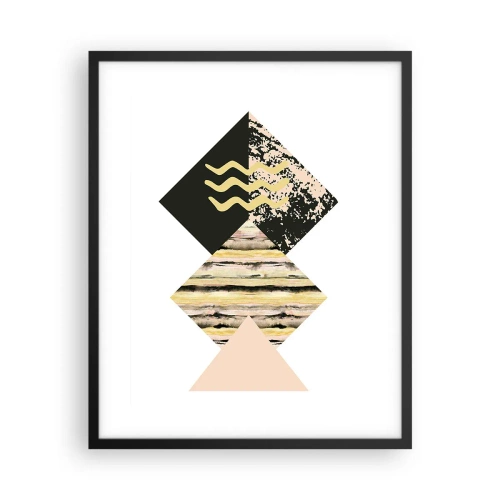 Poster in black frame - Not So Straightforward - 40x50 cm