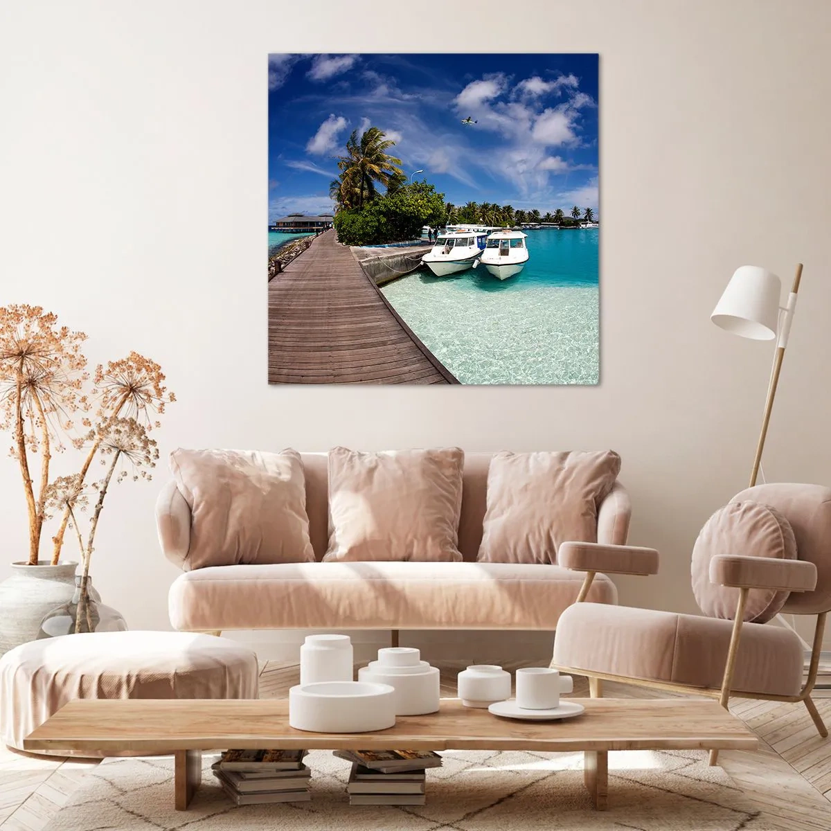 Canvas picture - So Paradise Exists - 70x70 cm
