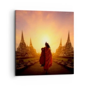 Canvas picture - In Peace through Eternity - 70x70 cm