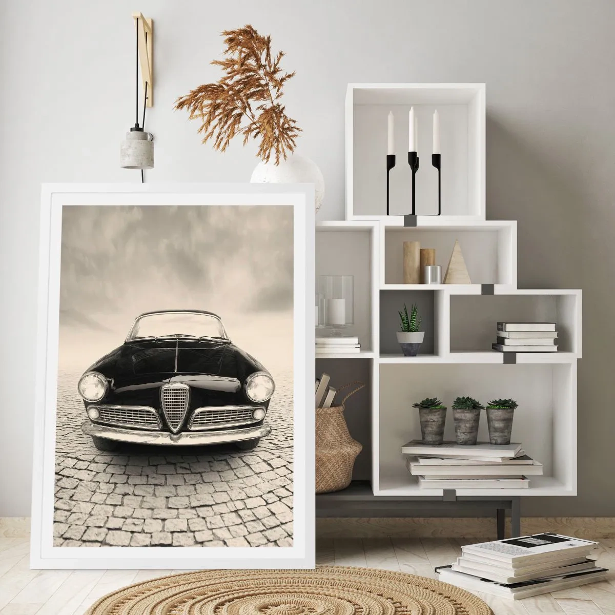 Poster in white frmae - How Can You not Love Me? - 50x70 cm