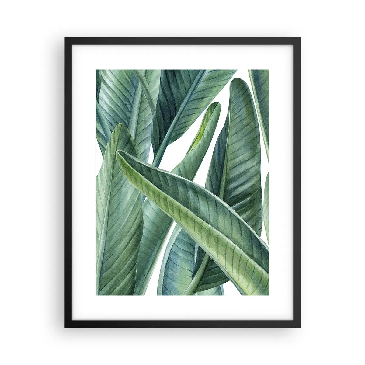 Poster in black frame - Only Green Itself - 40x50 cm