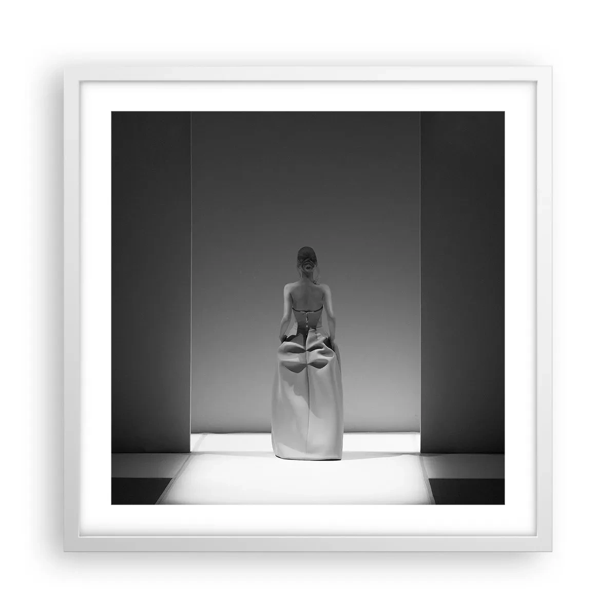 Poster in white frmae - Refined Simplicity - 50x50 cm