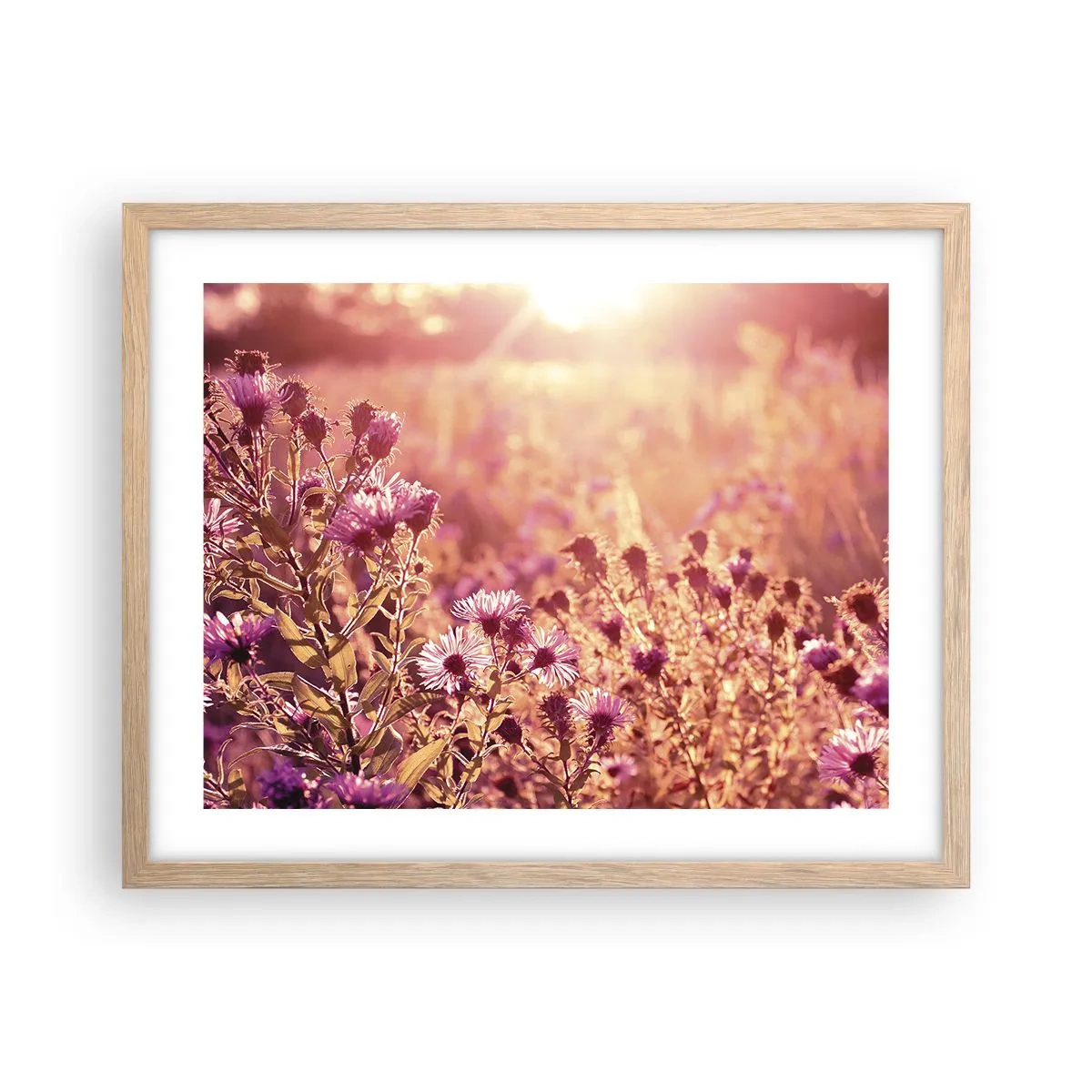 Poster in light oak frame - Before Summer Goes - 50x40 cm