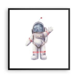 Poster in black frame - So Long! - 60x60 cm