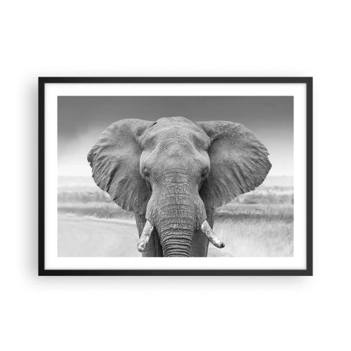 Poster in black frame - Welcome to My World - 70x50 cm