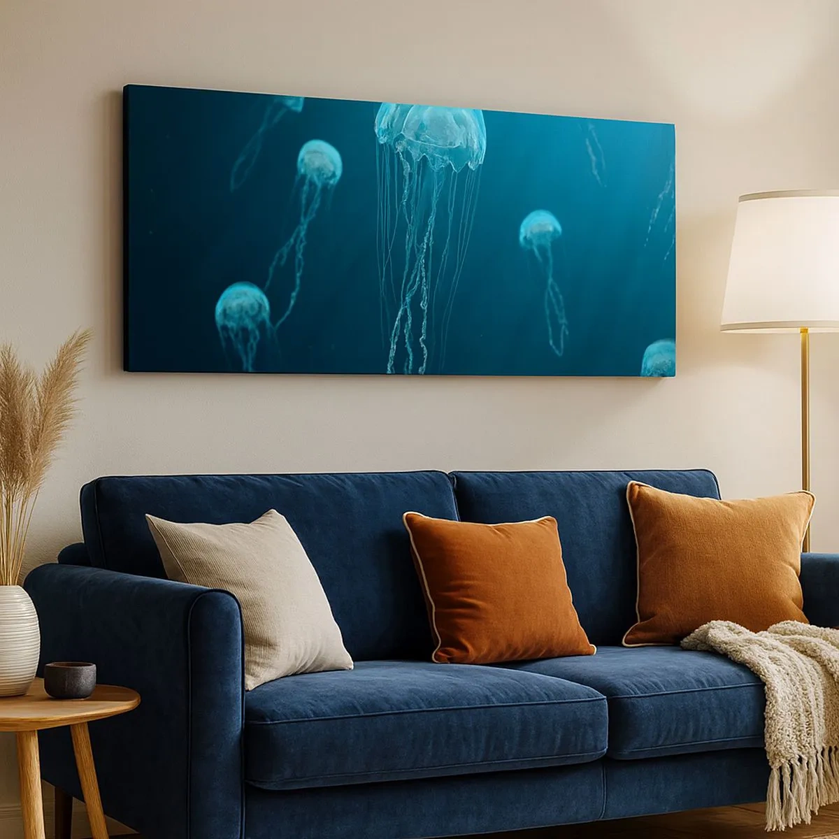 Canvas picture - Ocean Dance - 100x40 cm