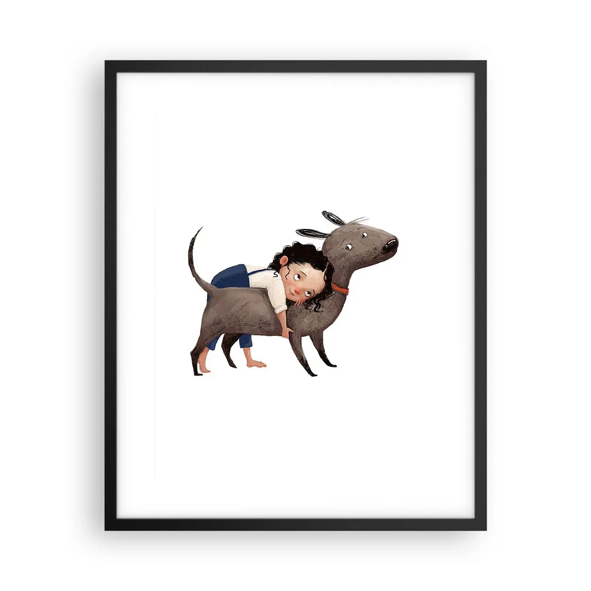 Poster in black frame - Best Friends - 40x50 cm