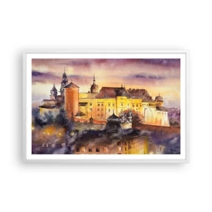 Poster in white frmae - History and Fairytale - 91x61 cm