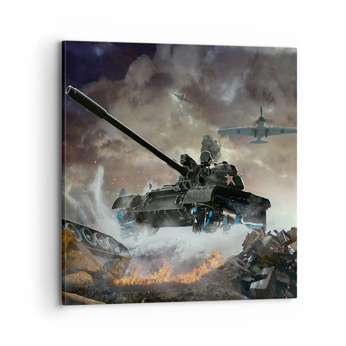 Canvas picture - Battle Is Scary and Beautiful - 70x70 cm