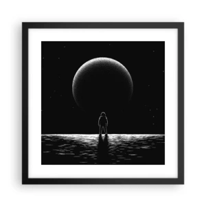 Poster in black frame - Face to Face - 40x40 cm