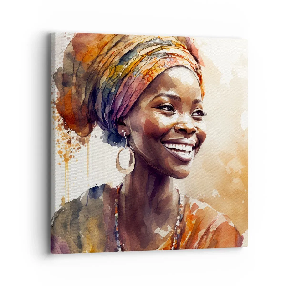 Canvas picture - African Queen - 30x30 cm