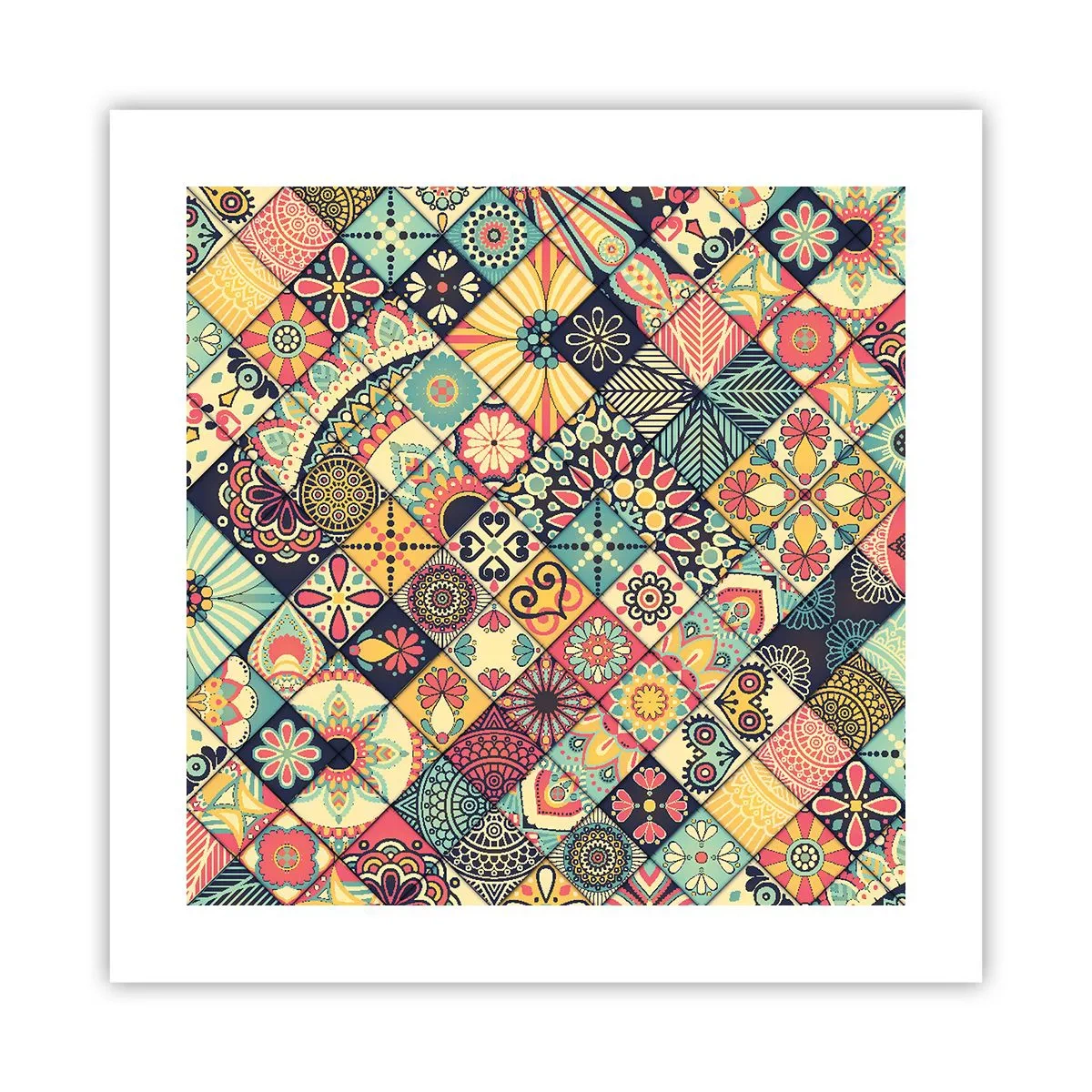 Poster - Moroccan Style - 40x40 cm
