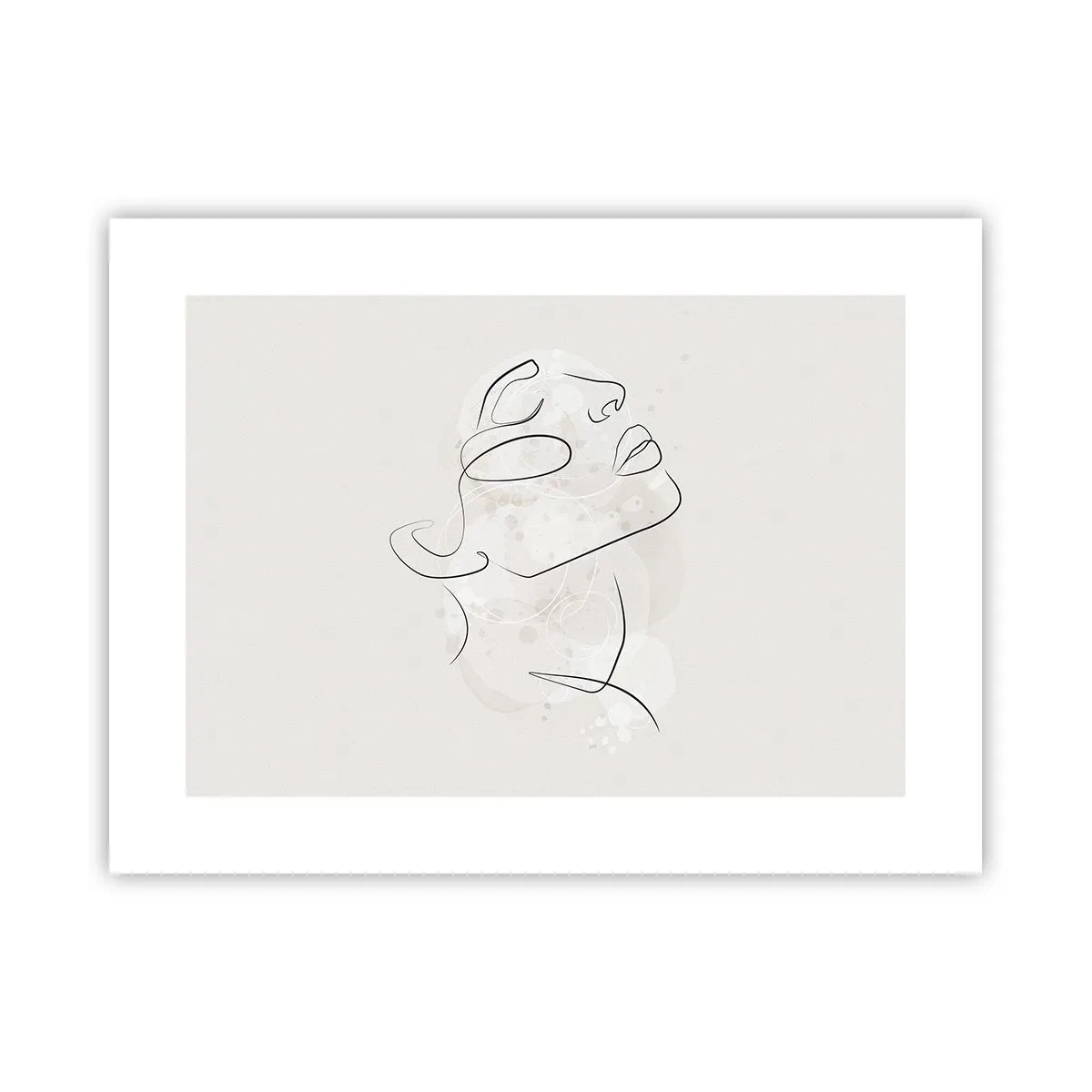 Poster - Outline of Happiness - 40x30 cm