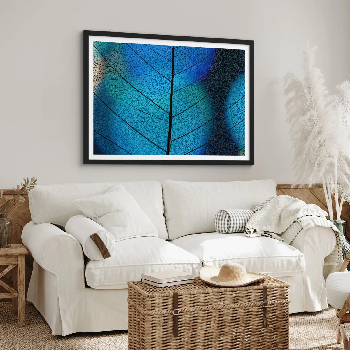 Poster in black frame - Intricate Construction - 40x30 cm