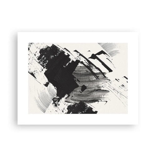 Poster - Abstract - Expression of Black - 40x30 cm