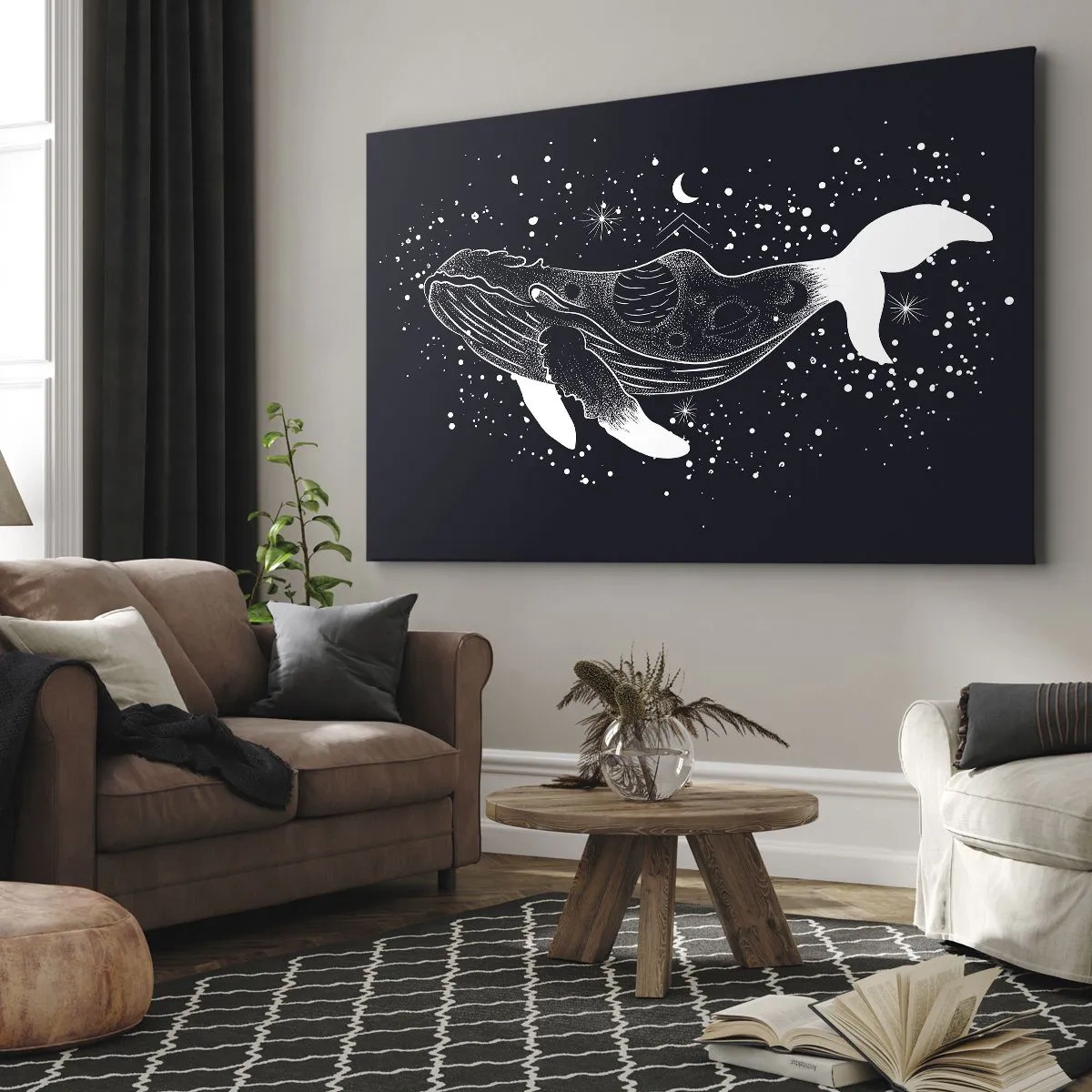 Canvas picture - In the Ocean of Universe - 120x80 cm
