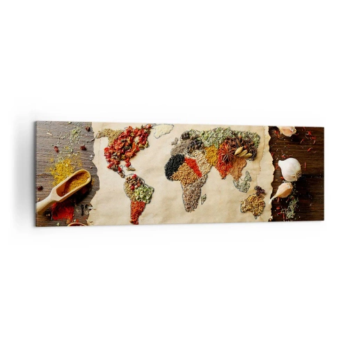 Canvas picture - All Flavours of the World - 160x50 cm