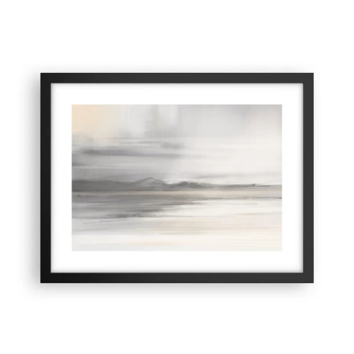 Poster in black frame - Thoughtful Distance - 40x30 cm
